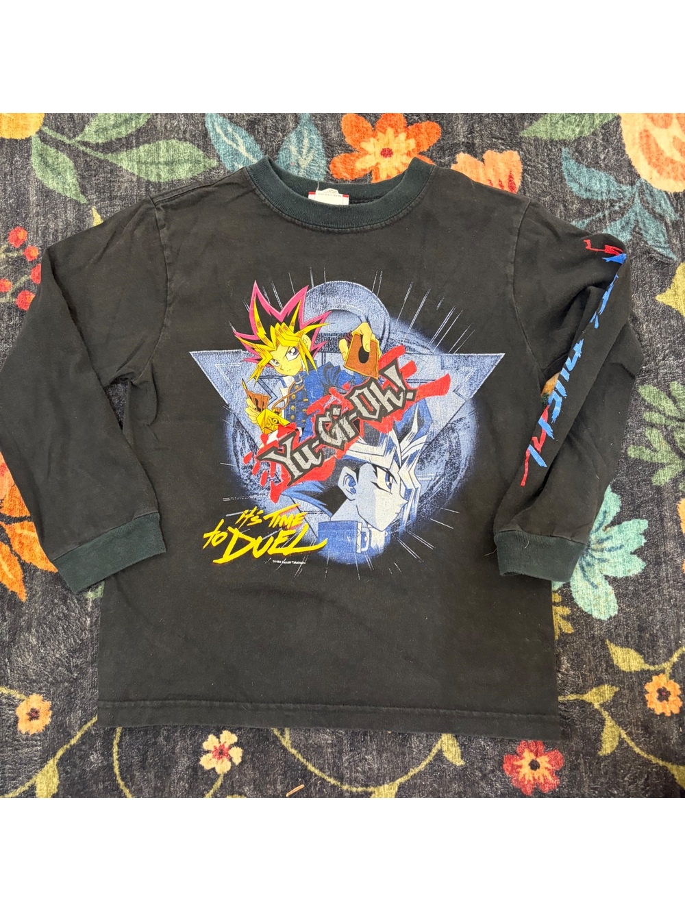 Yu-Gi-Oh! 1996 kids long sleeve t-shirt size XS vintage